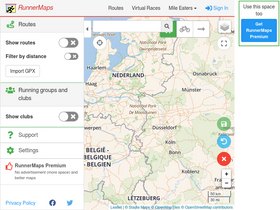 'runnermaps.nl' screenshot