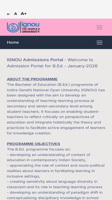 ignou-bed.samarth.edu.in