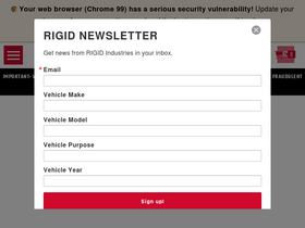 'rigidindustries.com' screenshot