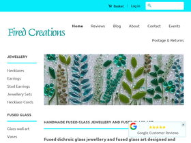 firedcreations.co.uk homepage screenshot