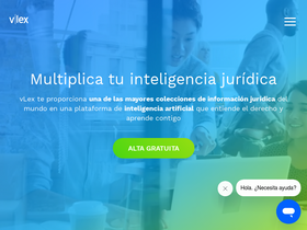 'vlex.cl' screenshot
