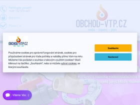 'obchod-vtp.cz' screenshot
