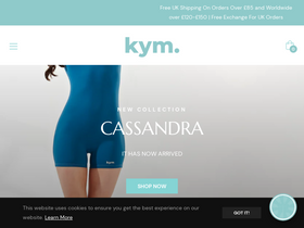 KYMFIT homepage screenshot