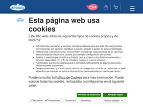 'centrallecheraasturiana.es' screenshot