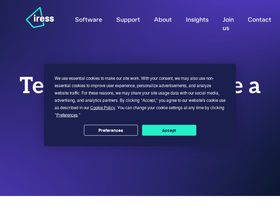 'iress.co.za' screenshot