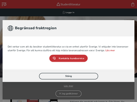'studentlitteratur.se' screenshot
