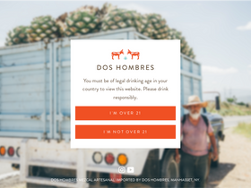 'doshombres.com' screenshot