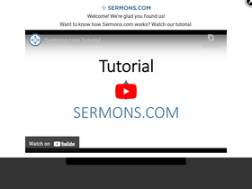 'sermons.com' screenshot