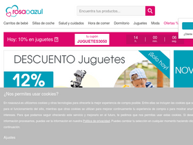 'rosaoazul.es' screenshot