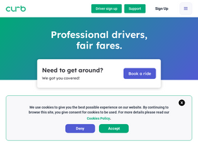 'gocurb.com' screenshot