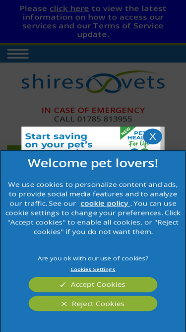 shiresvets.com