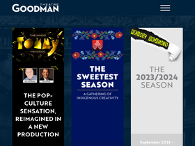 'goodmantheatre.org' screenshot