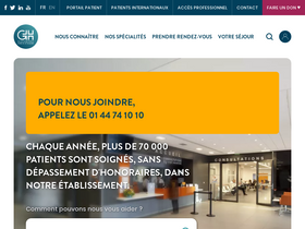 'hopital-dcss.org' screenshot