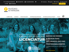 'ipportalegre.pt' screenshot