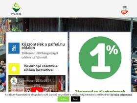 'palferi.hu' screenshot