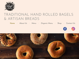 thebagelbakery.co.uk homepage screenshot