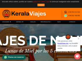 'keralaviajes.com' screenshot