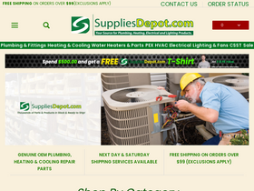 'suppliesdepot.com' screenshot