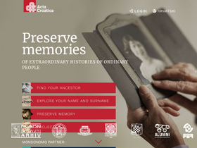 'actacroatica.com' screenshot