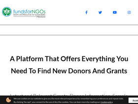 'fundsforngospremium.com' screenshot