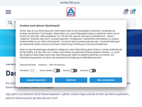 'aldi-jackpot.de' screenshot