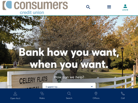 'consumerscu.org' screenshot