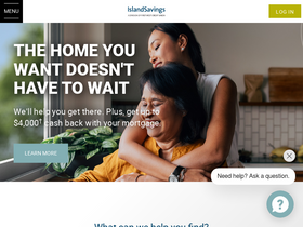 'islandsavings.ca' screenshot