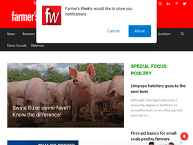 'farmersweekly.co.za' screenshot