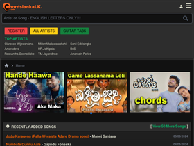 'chordslankalk.com' screenshot