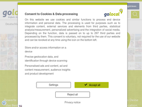 'golocal.de' screenshot