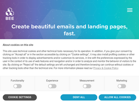 'beefree.io' screenshot