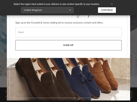 'crockettandjones.com' screenshot