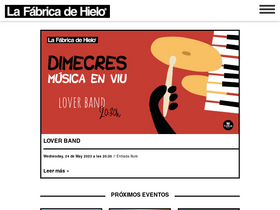 'lafabricadehielo.net' screenshot