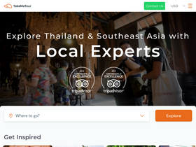 'takemetour.com' screenshot