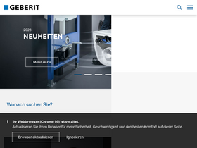 'geberit.ch' screenshot