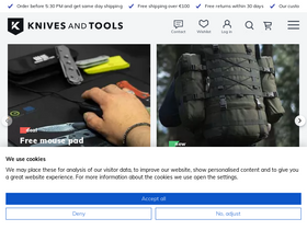 'knivesandtools.ie' screenshot