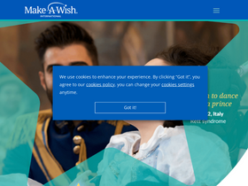 'fundraise.worldwish.org' screenshot