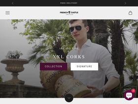 frenchcastle.fr homepage screenshot