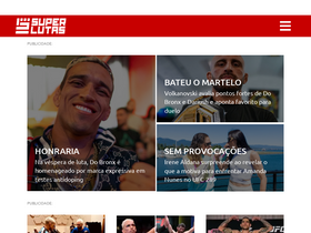 'superlutas.com.br' screenshot