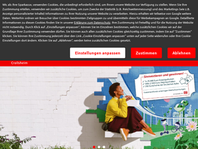 'sparkasse-sha.de' screenshot