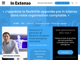 'inextenso.fr' screenshot