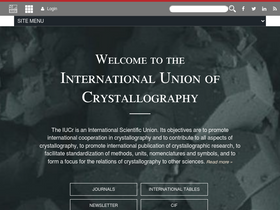 'iucr.org' screenshot