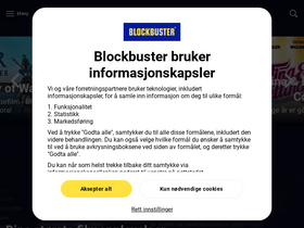 'blockbuster.no' screenshot