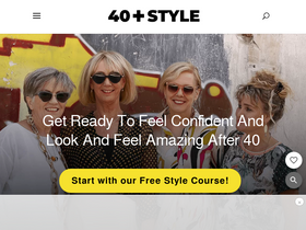 '40plusstyle.com' screenshot