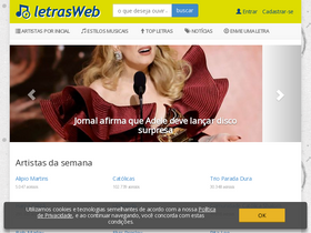 'letrasweb.com.br' screenshot