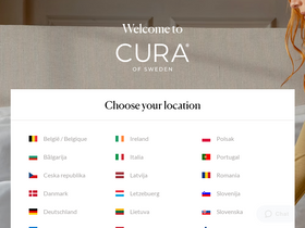 'curaofsweden.com' screenshot
