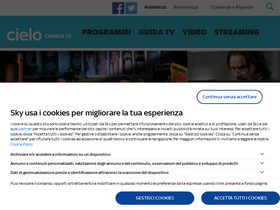 'cielotv.it' screenshot