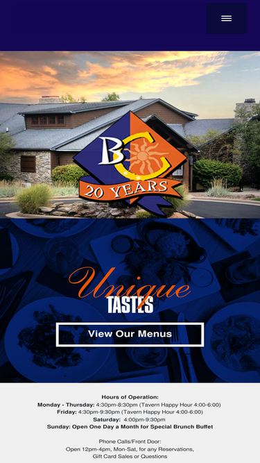 bluecanyonrestaurant.com