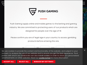 'pushgaming.com' screenshot