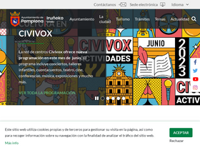'pamplona.es' screenshot